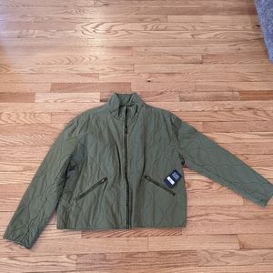 Lucky Brand Olive Quilted Jacket